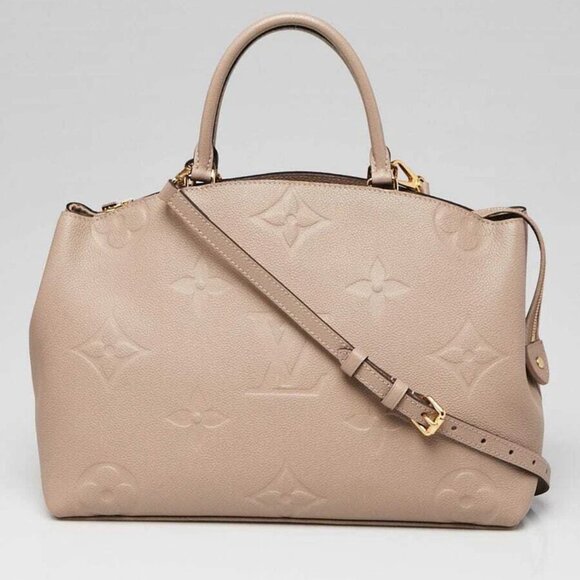 Louis Vuitton Turtledove Monogram Empreinte Leather Grand Palais MM Bag - Picture 1 of 10
